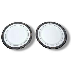 Lenox Vintage Jewel Fine Bone China Bread Plates Lot of 2 Classics Collection